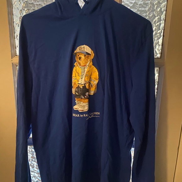 Polo Bear Hoodie size Large - Picture 2 of 3